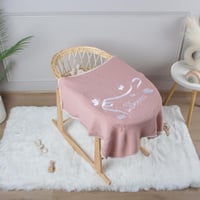 بطانية صوف مطرزة