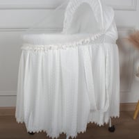 سرير استقبال شيّال قماش حبوب الرمان وقاعدة بعجلات...