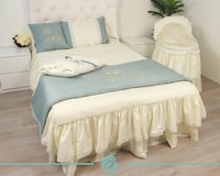 مفرش أم للأستقبال مع مهد