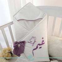 مدس مطرز مع فيونكة