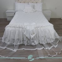 مفرش الام للاستقبال دانتيل