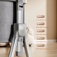 سرير أطفال جانبي NEXT TO ME قابل للطي باطراف المني...