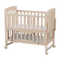 سرير صغير بخزانة وطاولة تغيير وهزاز موديل 1219