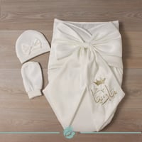 مدس مطرز مع فيونكة