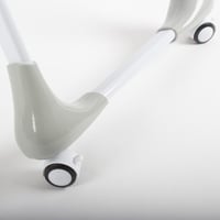 كرسي طعام متعدد المواصفات بعدّة ارتفاعات - رمادي