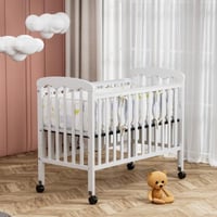 سرير خشب بباب سحاب وكفرات