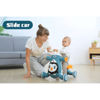 عربة اطفال 3 في 1 تعليم المشي ودراجة وسكوتر