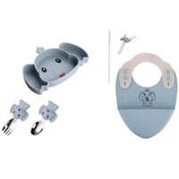 طقم ادوات مائدة للأطفال سيليكون