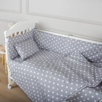 مفرش وحواجز لسرير الطفل 7 قطع موديل 0014