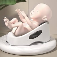 مقعد استحمام رمادي