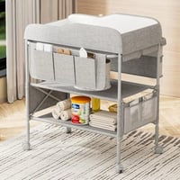 طاولة غيار وتنضيم اغراض الطفل قابلة للطي