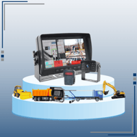 كاميرا مراقبه المعدات مع حساس pwas