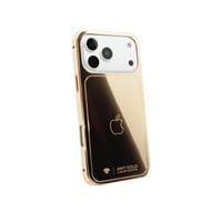 كفر للايفون 17 برو/بروماكس مطلي ذهب عيار 24 قراط