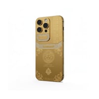 آيفون مطلي بالذهب 16 برو max عيار 24 مزخرف