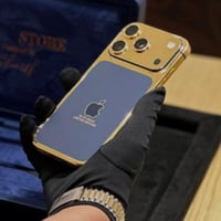 آيفون مطلي بالذهب 17 برو/برو MAX عيار 24