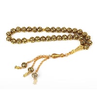 سبحه فخمه مطلية بالذهب عيار 24 قيراط