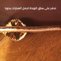 الوردة المطليه ذهب عيار 24 النوع الثقيل ماركة MK