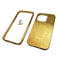 كفر للايفون 16 مطلي ذهب عيار 24 قراط