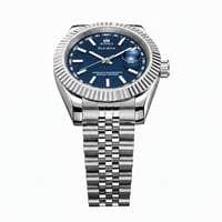 ساعة رويالز بتقنية الخلايا الضوئية مطلية فضة بالكا...