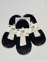 جوارب سكيني فاشون لون أسود 3 زوج