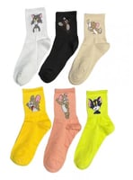 جوارب شخصيات كرتونية 12 زوج