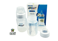 افنت رضاعة بلاستيك +1mمضاد للمغص 2 حبة 260مل 813/6...
