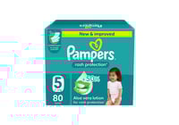 حفاضات بامبرز رقم 5 جامبو عدد 80 حبه بوكس