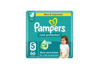 بامبرز حفاضات اطفال بالصبار كبير جدا رقم 5 عبوة 66
