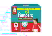 بامبرز حفائض اطفال كلوت رقم 6 عبوة 68 حبة بوكس