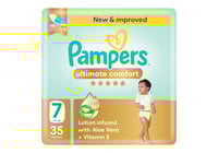 بامبرز ألتميت كومفورت مقاس 7 (15+ كجم) – 35 حفاضة