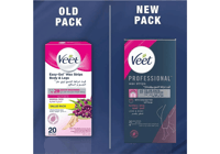 فيت شرائح شمعية للبشرة العادية للساقين والجسم 20 ق...