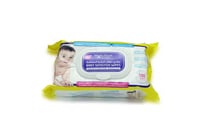 مدى حياة مناديل اطفال اصفر 100منديل