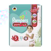 حفاضات بامبرز رقم 5 كلوت عدد 22 حبة