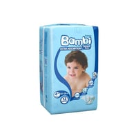 حفاضات بامبي رقم 4+ كبير عدد رقم 12 حبة