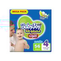 بيبي جوي حفاضات اطفال رقم 4 كلوت عدد 56 حبه
