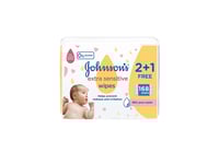 جونسون مناديل فائقة الحاسية لأطفال 168منديل 2+1