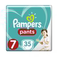 حفاضات بامبرز رقم 7 كلوت عدد 35 حبة