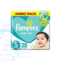 حفاضات بامبرز رقم 5 عدد 38 حبة