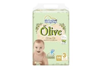 بيبي جوي حفاضات اطفال رقم 3 وسط بزيت الزيتون عدد 5...