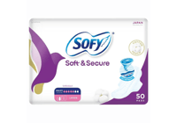 سوفي فوط صحية نسائية كبير بالاجنحة عدد 50 حبة 5232...