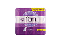 فام فوط نسائية بالاجنحة كبير 40 حبة