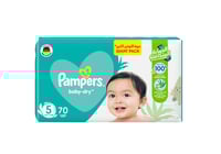 حفاضات بامبرز رقم 5 عدد 70 حبة