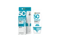 واقي شمس غارنييه سيروم SPF50+ للبشرة المعرضة للحبو...