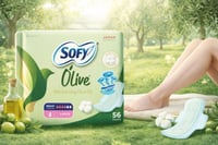 سوفي فوط صحية نسائية بزيت الزيتون كبيرة عدد 56 حبة...