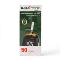 شرائط فحص السكر آي كير iCare TD-4279 – 50 شريحة