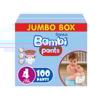 حفاضات بامبي بوكس كلوت 4 1*100