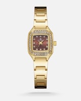 ساعة نسائية بتصميم انيق بلون ذهبي