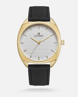 ساعة رجالية جلد بتصميم كلاسيكي