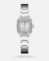 ساعة نسائية بتصميم انيق بلون فضي