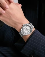 ساعة رجالية بسير ستيل فاخر